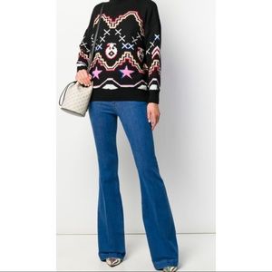 Stella McCartney Mid Rise Flair Jeans